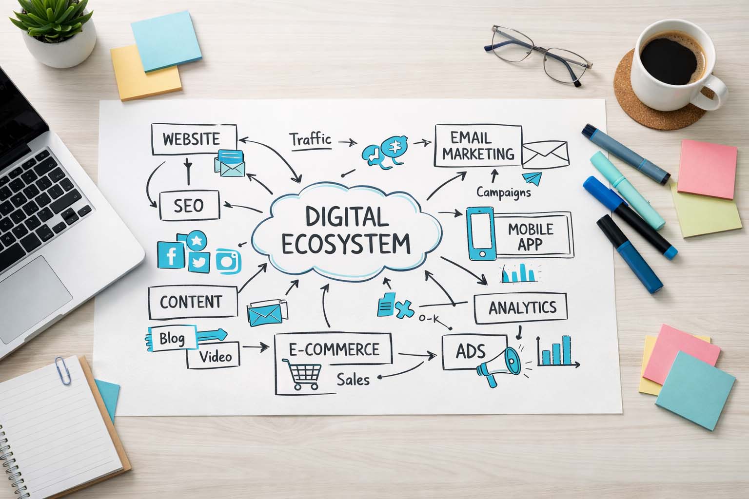 Ecosistema Digitale: Come Costruirlo da Zero